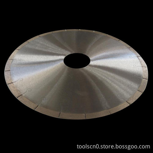 300mm Silver Brazed Diamond Saw Blade with J Slots
